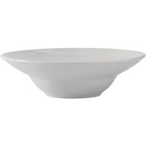 Tuxton FPD-087 10 1/2 oz Pacifica Rim Soup Bowl - China, Porcelain White