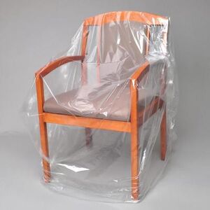 "LK Packaging J090 Furniture Bag on Roll - 130""L x 28""W x 17"" SG, 1 mil LDPE, Clear"