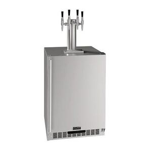 "U-Line UCDE224CSS03A 23 5/8"" Draft Coffee Dispenser - (1) Tower, (4) Taps, 115v, 4 Taps, Stainless Steel"