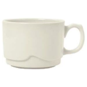 Libbey 902903005 12 oz Stackable Cup w/ Flint Body, Barista Undecorated, 24/CS, White