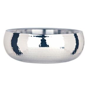 Libbey 6709 150 oz Round Bowl w/ Bowed Sides, Stainless Steel