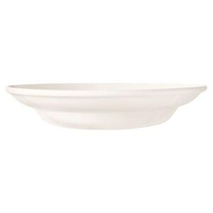 "Libbey BW-1130 9 1/4"" Round Porcelain Rimmed Soup Bowl w/ 12 oz Capacity, Basics Collection, White"