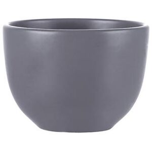 Libbey DRI-9-G 10 oz Round Driftstone Bouillon Bowl - Porcelain, Granite, Gray