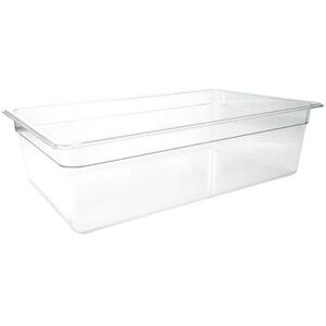 "Front of the House BHO052CLT20 Ice Housing Insert Pan - 20 3/4"" x 12 3/4"" x 5 3/4"", Resin, Clear"