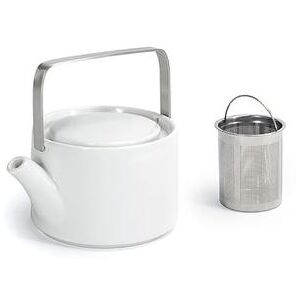 Front of the House BTP003WHP22 16 oz Soho Teapot - Porcelain, White