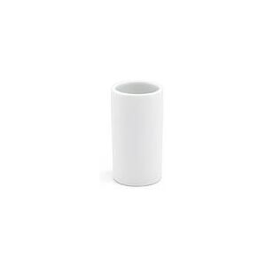 Front of the House DMU013WHP23 1 1/2 oz Round Cup - Porcelain, White