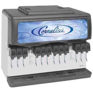 Cornelius 02810 Countertop Cube Ice & Soft Drink Dispenser - 300 lb Storage, Cup Fill, 115v, Stainless Steel