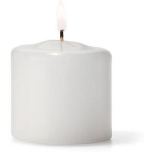 "Hollowick P2.5W-36 Pillar Candle, 2 1/2"" x 2 1/2"", Wax, White"