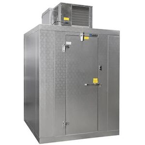 "Master-Bilt QSB7756-C Indoor Walk-In Cooler w/ Left Hinge - Top Mount Compressor, 5' x 6' x 7' 7""H, Floor"