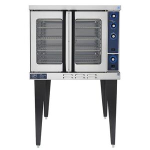 Duke 613Q-G3V Single Full Size Liquid Propane Gas Commercial Convection Oven - 40, 000 BTU, Glass Doors, LP Gas, Stainless Steel, Gas Type: LP