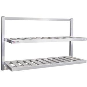 "New Age 98213 T-Bar Wall Mounted Shelf, 48""W x 16""D, Aluminum"