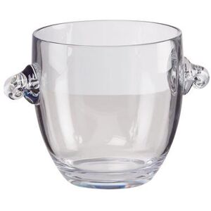 "Cal-Mil 22056 12 1/4"" Round Ice Bucket - Plastic, Clear"