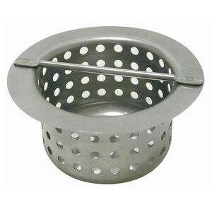 "Advance Tabco FT-2 Replacement Strainer Basket for Floor Trough, 4"" x 4"" x 4"", Stainless Steel"