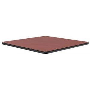 "Correll CT36S-21-09 36"" Square Cafe Breakroom Table Top, 1 1/4"" High Pressure, Cherry, Red, 1.25 in"