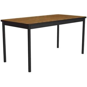 "Correll LT3672-06-09-09 Economical Lab Table w/ Wear Resistant Surface & T Mold Edge 36x72"" Medium Oak, Brown"