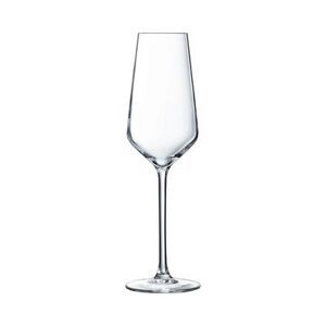 Chef & Sommelier Q9080 7 3/4 oz Distinction Champagne Flute Glass, Clear