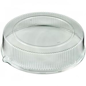 "D&W Fine Pack CLRE18P 18 4/5"" Dome Lid for Trays - PET, Clear"