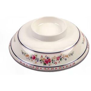 "Thunder Group 3201CAR 5 1/4"" Round Lid for 3201 AR 20 oz Melamine Noodle Bowl, Rose, White"