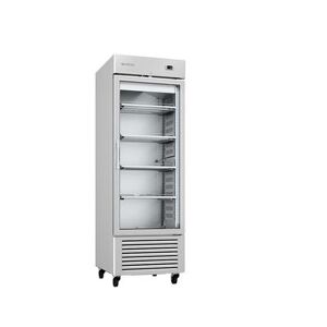 "Infrico IRR-AN23CR AN Series 27"" 1 Section Reach In Refrigerator, (1) Right Hinge Glass Door, 115v, Silver"