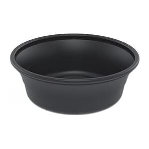 D&W Fine Pack 8SB-C-04 8 oz Bowl - Polystyrene, Black