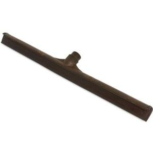 "Carlisle 3656801 24"" Floor Squeegee Head - Rubber Blade, Plastic Frame, Brown"