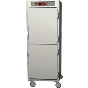 Metro C569-SDS-LPDC Full Height Insulated Mobile Heated Cabinet w/ (34) Pan Capacity, 120v, Pass-Thru, Stainless Steel