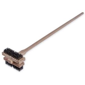 Carlisle 4029400 Double Broiler King Brush - Carbon Steel/Hardwood