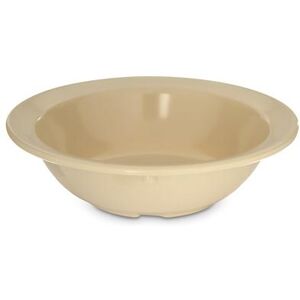 Carlisle 4353125 Dallas Ware 4 3/4 oz Round Melamine Fruit Bowl, Tan, Beige