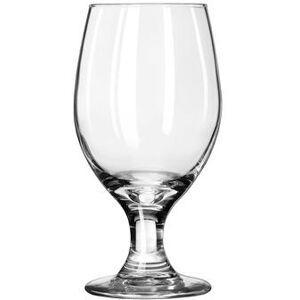 Libbey 3010 14 oz Perception One-Piece Banquet Goblet - Safedge Rim & Foot, Clear