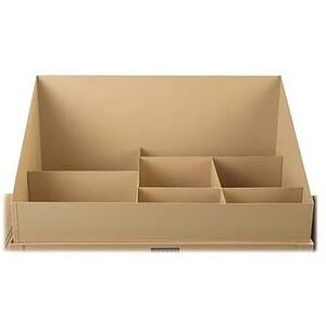 Forbes Industries 2351-PC Top Tray Organizer w/ (5) Divided Compartments - Plastic, Beige