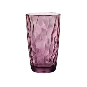 Steelite 4990Q788 15 3/4 oz Diamond Cooler Glass, Purple