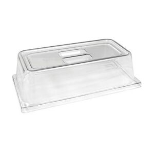 "Steelite 6470ML12 Gastronorm Trays Creations Rectangular Food Pan Cover - 13""L x 7""W x 3 1/2""H, Melamine"