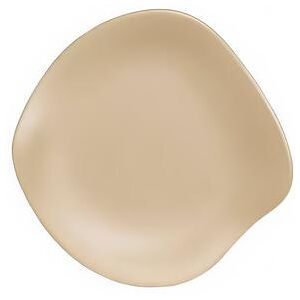 "Steelite 7004DD030 8 1/4"" Round Melamine Appetizer Plate, Marisol Starfish, Beige"