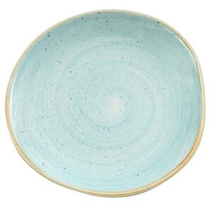 "Churchill SDESOG71 7 1/4"" Round Stonecast Plate - Ceramic, Duck Egg Blue"