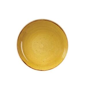 Churchill SMSSPLC21 84 1/2 oz Round Stonecast Bowl - Ceramic, Mustard, Yellow