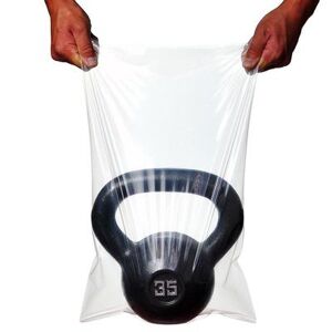 "LK Packaging 9F3648 TUF-R Extra Heavy Duty Open Ended Flat Bag - 36"" x 48"", 2.75 mil LLDPE, Clear"