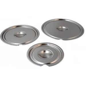 Hatco 4QT-LID-1 Round Notched Lid For 4 qt Pan, Stainless Steel