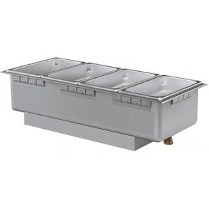 Hatco HWBHRT-43D Drop-In Hot Food Well w/ (4) 1/3 Size Pan Capacity, 120v, Stainless Steel