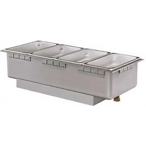 Hatco HWBRN-43D Drop-In Hot Food Well w/ (4) 1/3 Size Pan Capacity, 208v/1ph, Stainless Steel