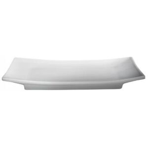 "Cameo China 710-83 8-1/2"" x 5-1/2"" Rectangular Platter - Ceramic, White"