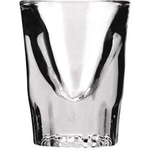 Anchor 5280VU 1 1/4 oz Fluted Whiskey Shot Glass, 6 Dozen, Clear