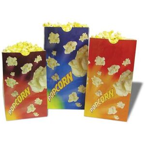 "Winco 41230 Benchmark 130 oz Popcorn Butter Bags - 6""W x 3 3/4""D x 10 1/2""H, Green, 130 Ounce"