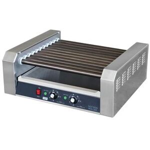 Global Solutions GS1640 30 Hot Dog Roller Grill - Flat Top, 120v, 11 Rollers, 120 V