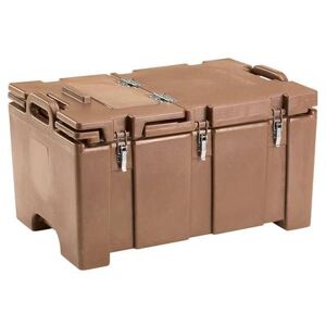 Cambro 100MPCHL157 Camcarriers Insulated Food Carrier - 40 qt w/ (1) Pan Capacity, Hinged Lid, Beige, 4-Hr. Hold Time