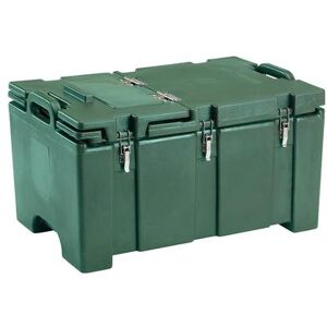 Cambro 100MPCHL519 Camcarriers Insulated Food Carrier - 40 qt w/ (1) Pan Capacity, Hinged Lid, Green, 1 Full-Size Pan Capacity, Kentucky Green