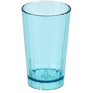 Cambro HT16CW196 16 oz Azure Blue Plastic Tumbler