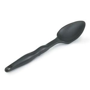 "Vollrath 5284220 13 1/4"" Nylon Solid Spoon - Black"