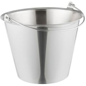 "Vollrath 58200 11 7/8"" Wine Bucket/Pail, Stainless Steel, 23 Quart, Silver"