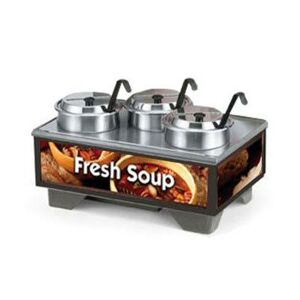 Vollrath 720201003 Full Size Soup Merchandiser Base - Country Kitchen, 4 qt Accessories, 120v, 4-qt Accessory Pack
