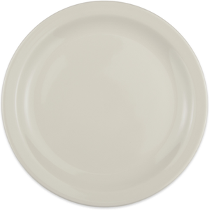 "Homer Laughlin HL21700 10 1/2"" Round Plate - China, Ivory, White"